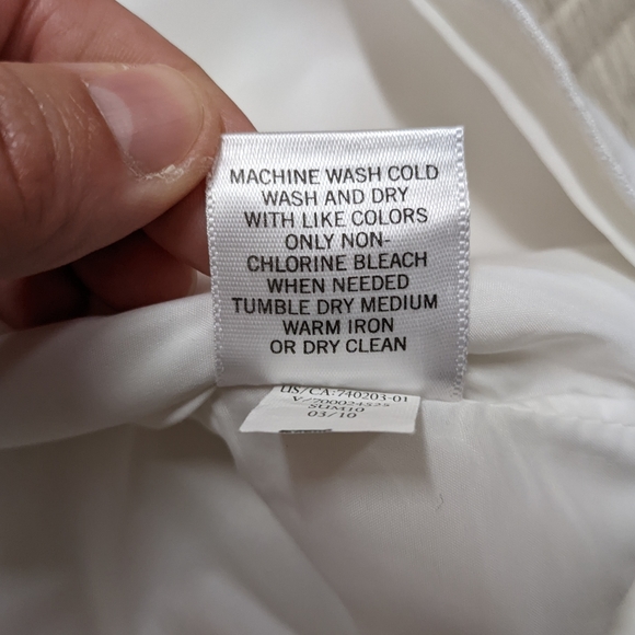 Banana Republic White Linen Blend Skirt - Picture 7 of 9